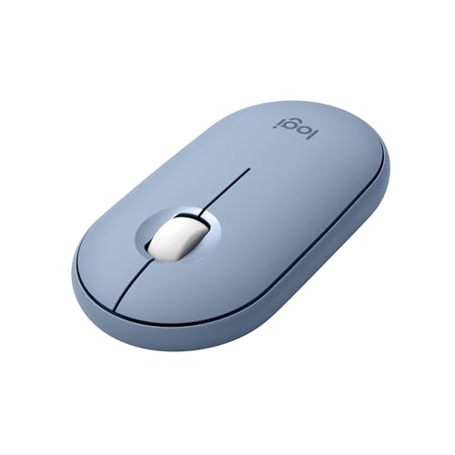 Logitech Wireless Mouse PEBBLE MOUSE2 M350sBL Thin Quiet Bluetooth Logi Bolt