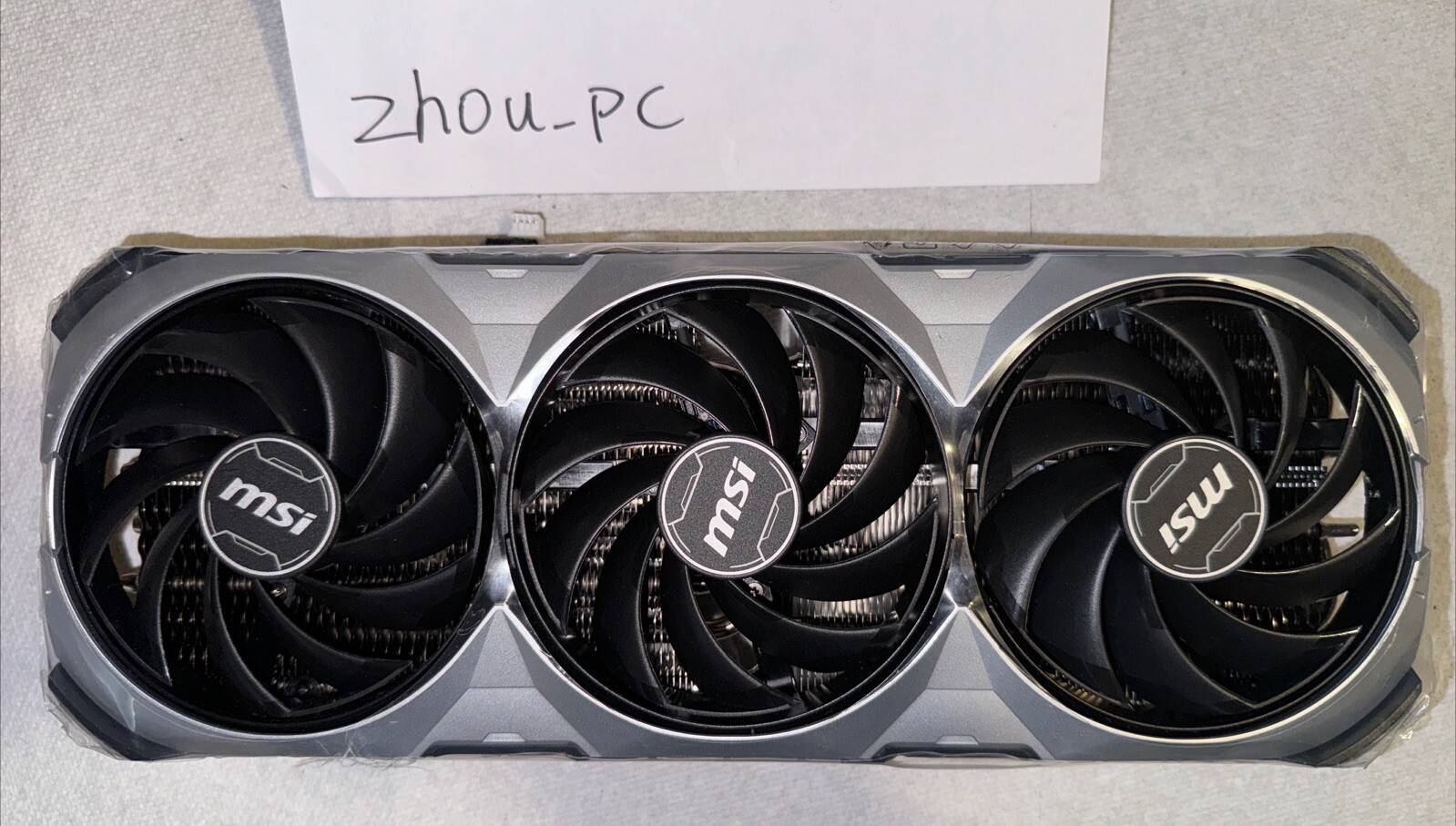 (FOR PARTS) Cooler Radiator For MSI RTX 4090 Ventus 3X (Cooler Only)