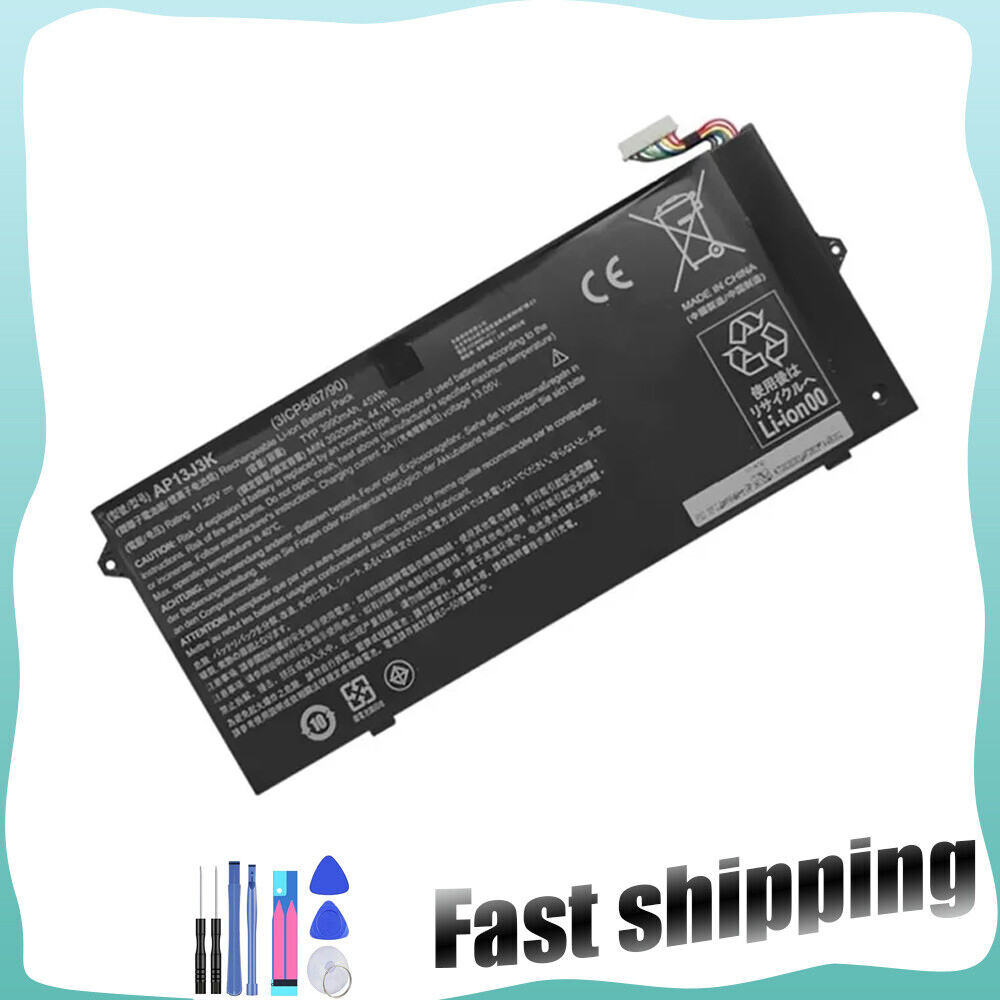 For Acer Chromebook CB3-532 Series Battery 11.4V 45Wh 3920mAh AP13J4K