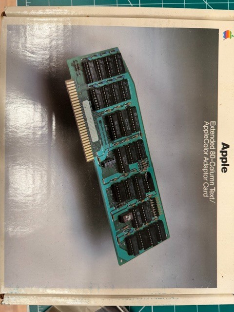 Apple 80 Column Text Card for the Apple IIe Complete in Box