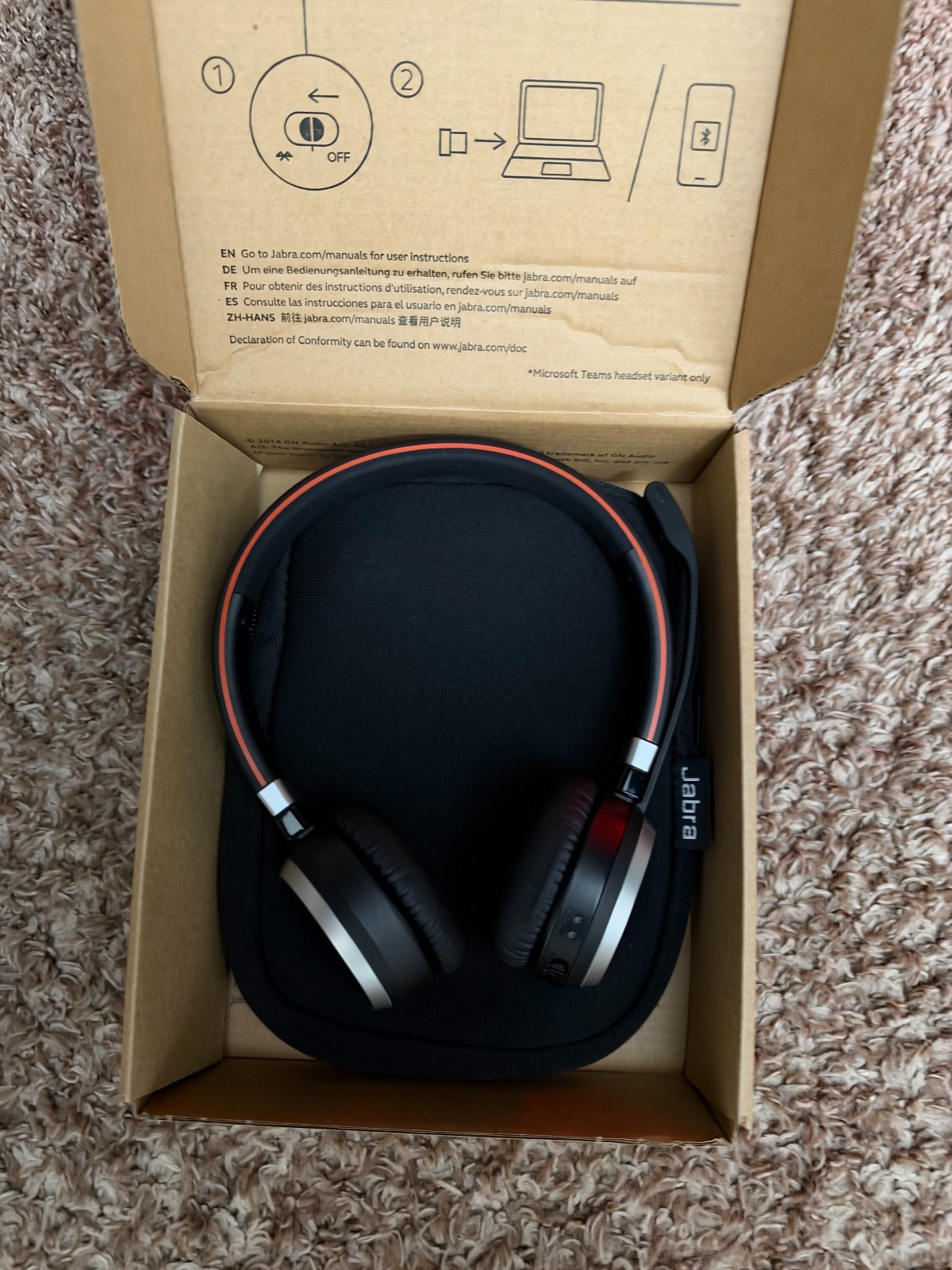 Jabra GN Evolve 65 Professional Wireless Headset with Dual Connectivity