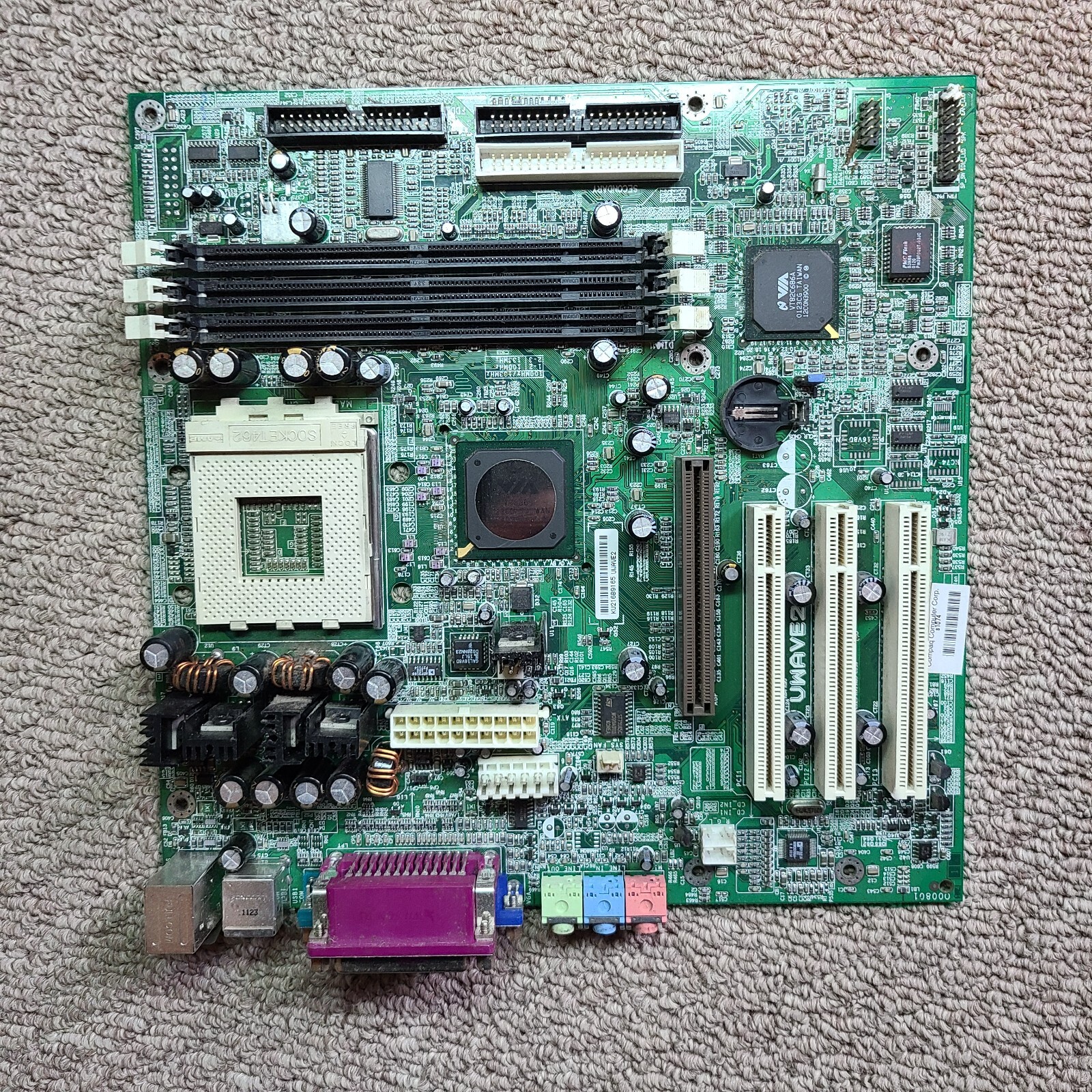 Compaq Uwave AMD Socket 462 Motherboard 217155-004 Uwave2 KU216B9165 s1074 786K3