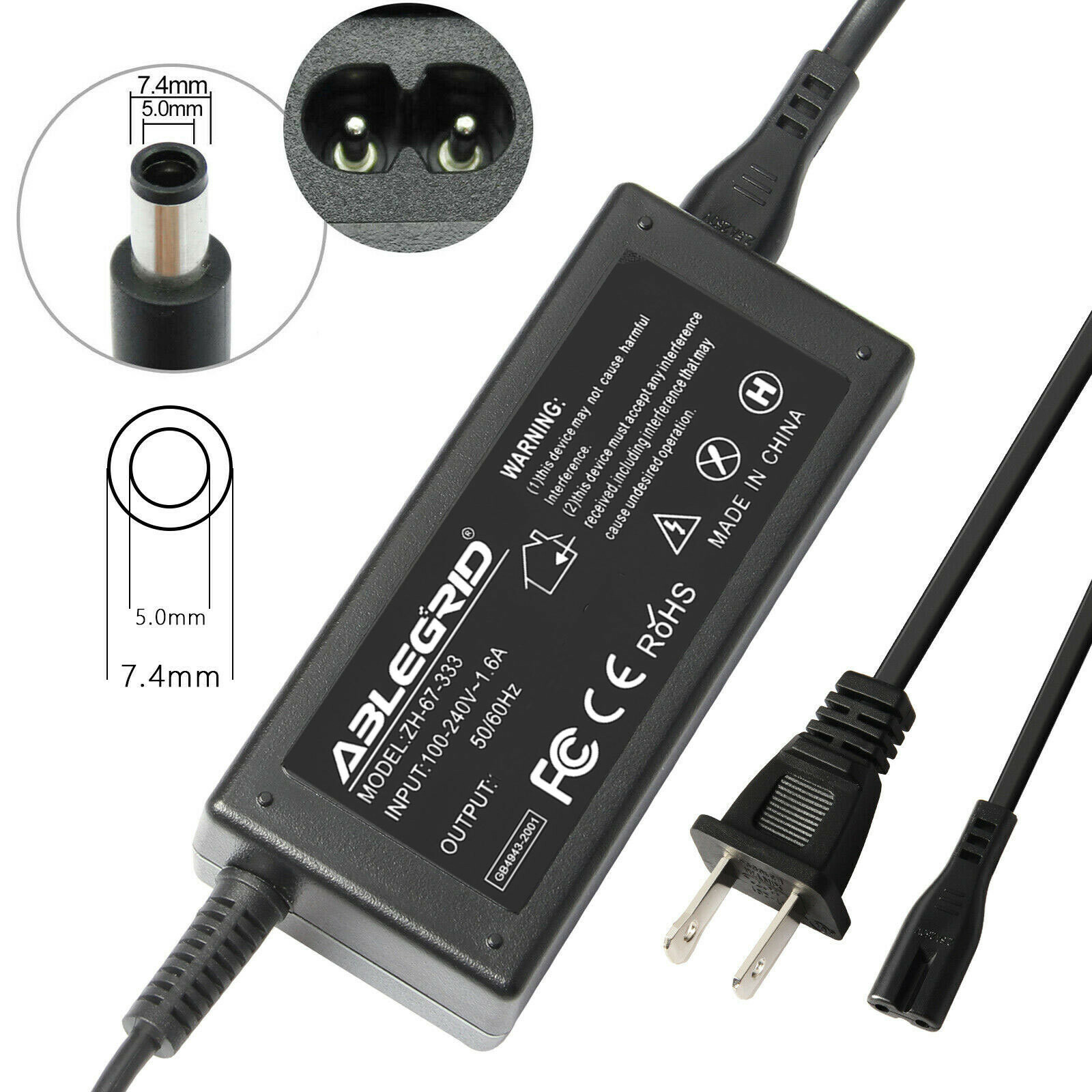 AC Adapter Charger Power For HP 2000Z-2A00 2000Z-2B00 2000-2B10NR 2000-2B16NR