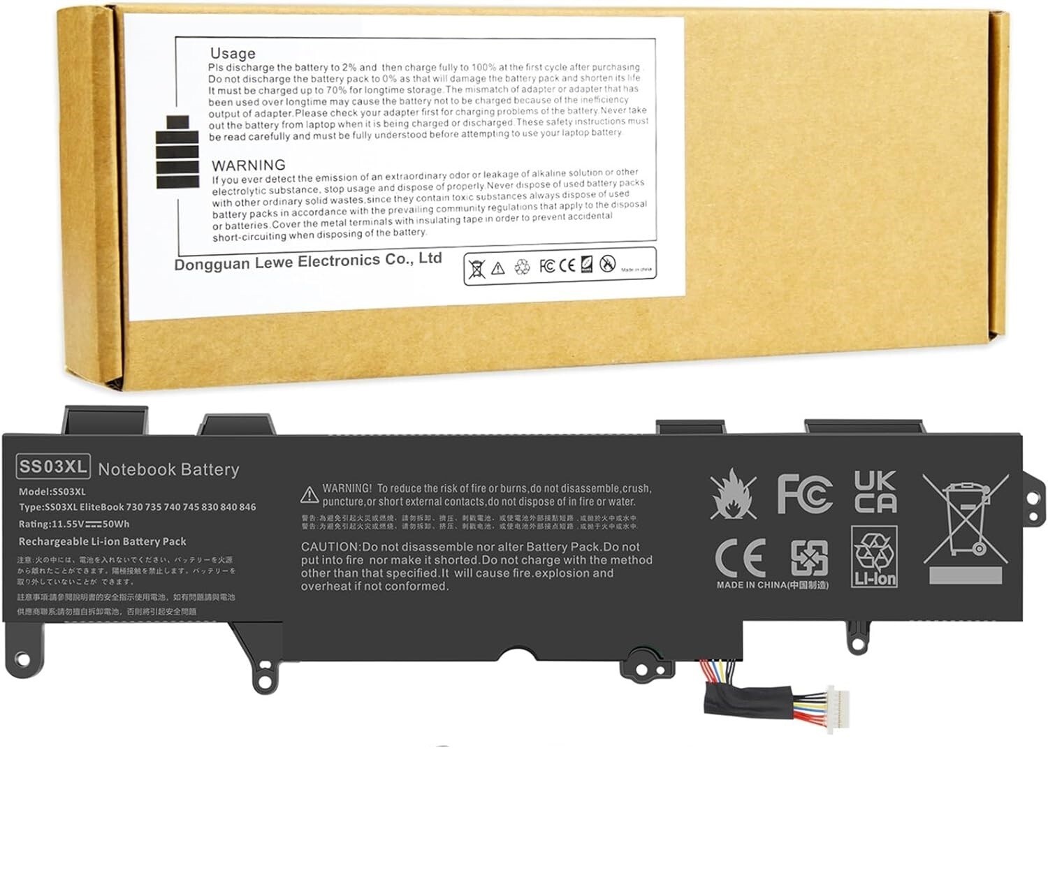 SS03XL Laptop Battery for HP EliteBook 840 G5 G6 730 735 740 G5 933321-855