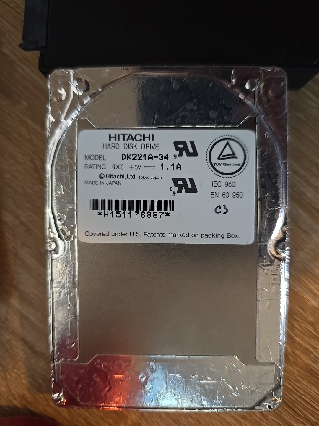 Vintage 340MB Hitachi DK22AA-34 2.5" HDD LAPTOP HD - TESTED