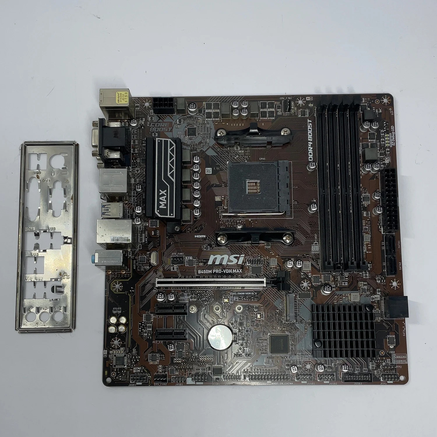 AsRock B450M AM4 microATX AMD DDR4 Motherboard