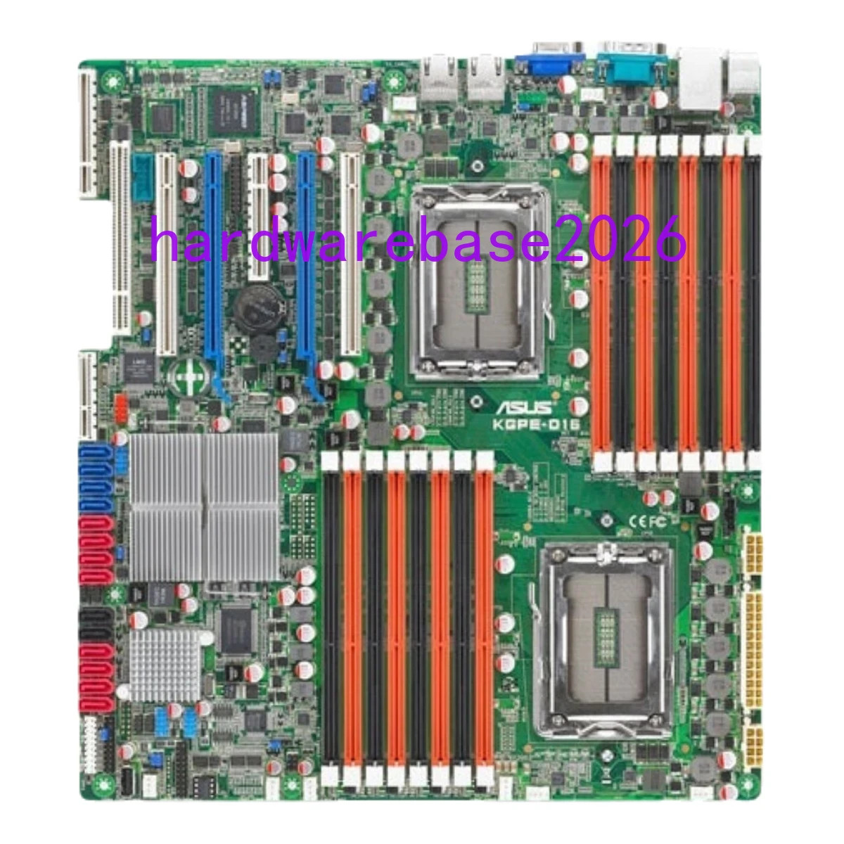 For ASUS KGPE-D16 AMD G34 Dual-Channel Opteron Server Motherboard 128GBTest ok
