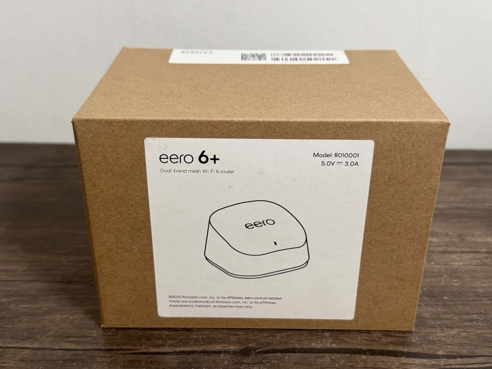 eero eero 6+ Dual-Band Mesh Wi-Fi 6 Wireless Router 2-Port Gigabit R010001 NEW