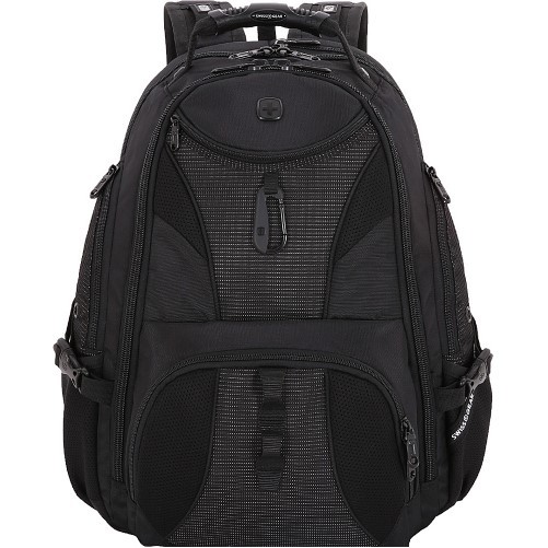 Wenger & Swissgear 1900204418 SWISSGEAR 1900 SCANSMART BACKPK BLK/WHITE UP TO 17