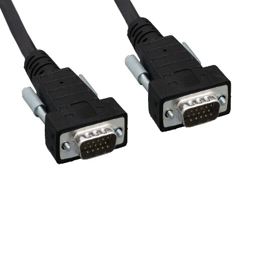Kentek 75'ft Plenum Rated CMP SVGA HD15 Video Cable 28AWG EMI/RFI TV PC Monitor