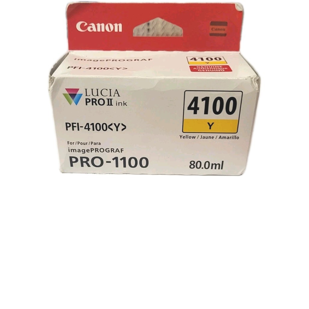 Canon PFI-4100 Yellow Pigment Ink Tank for Pro 1100