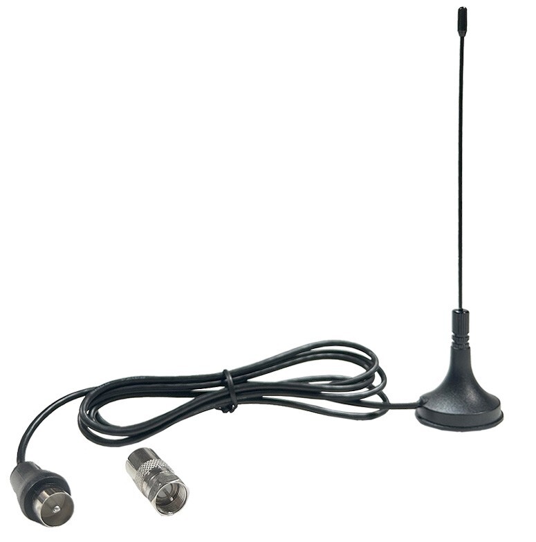 Mini Aerial TV Antenna For USB TV Tuner Portable TV - 5 dB Gain Built In