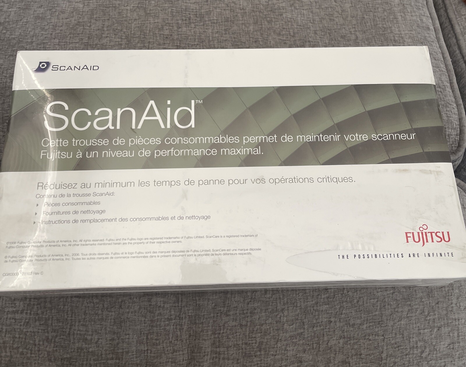 Fujitsu ScanAid Consumable Part / Cleaning Kit CG01000-507001 fi-4X20C/C2 NEW