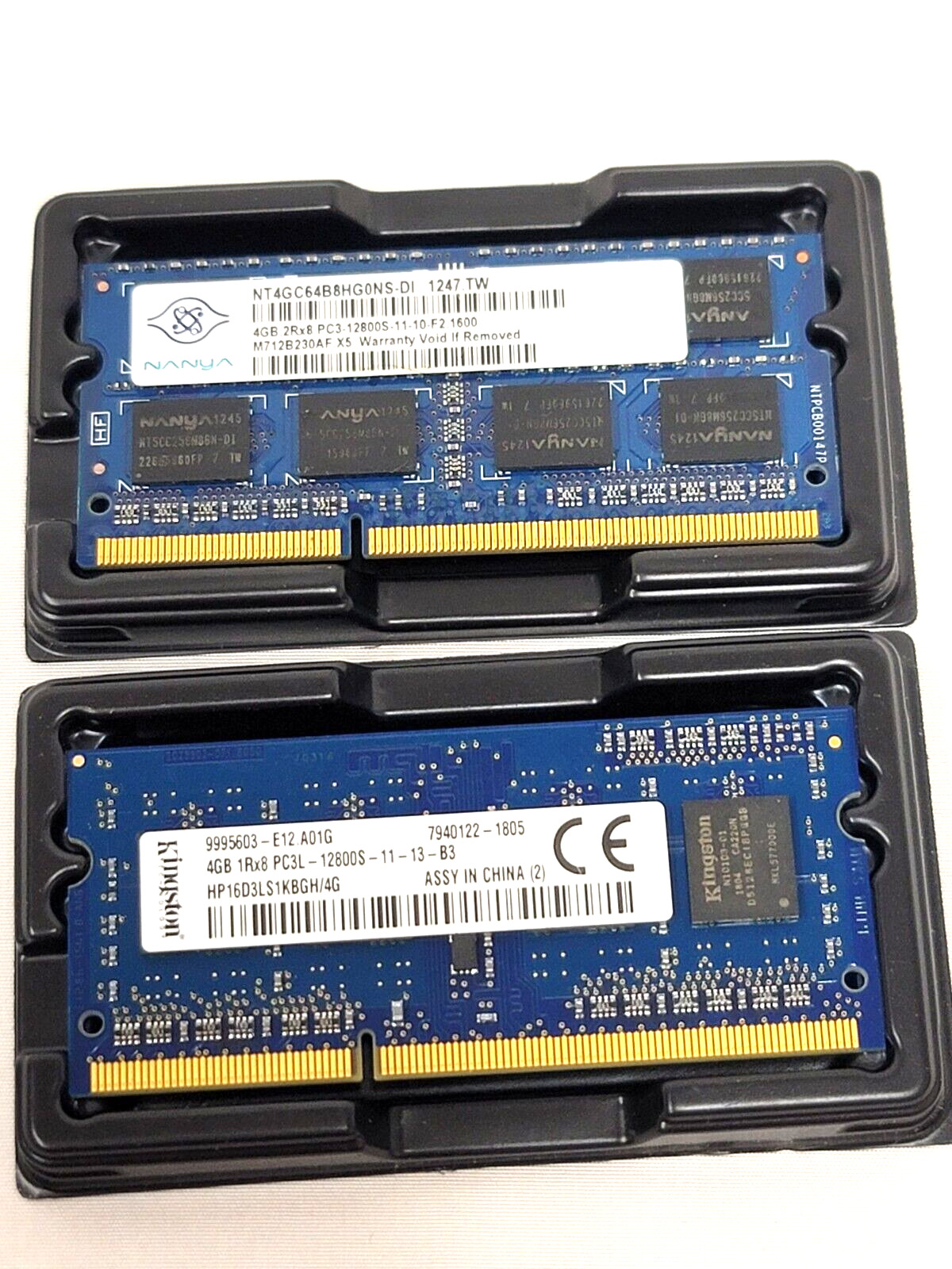 Kingston PC3-10600 (DDR3-1333) 4 GB SO-DIMM 1333 MHz PC3-10600 DDR3 Memory...