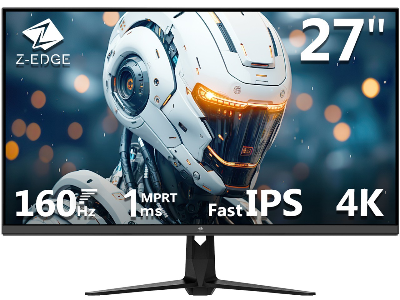 Z-EDGE 27" 4K UHD 3840 x 2160 160 Hz 1 ms IPS Gaming Monitor, HDMI x 2, DP x 2