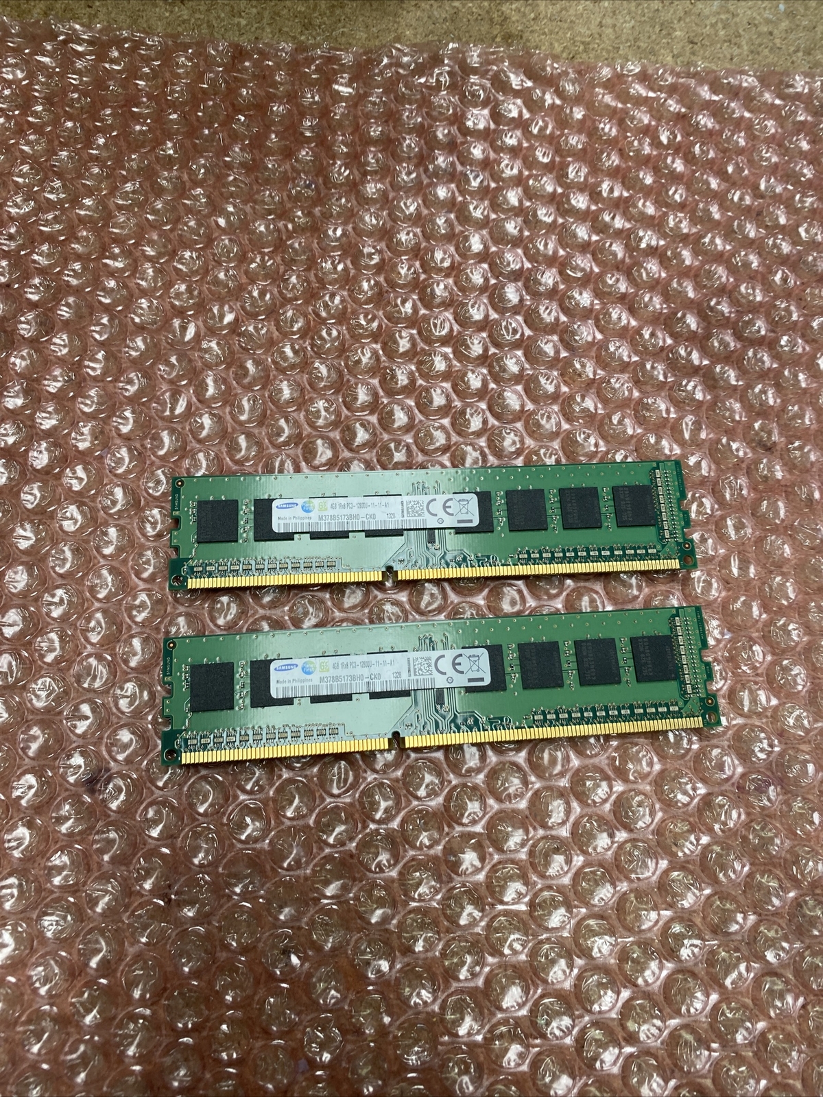Samsung 8GB (2x 4GB) 1Rx8 PC3-12800U Desktop Memory RAM M378B5173BH0-CK0