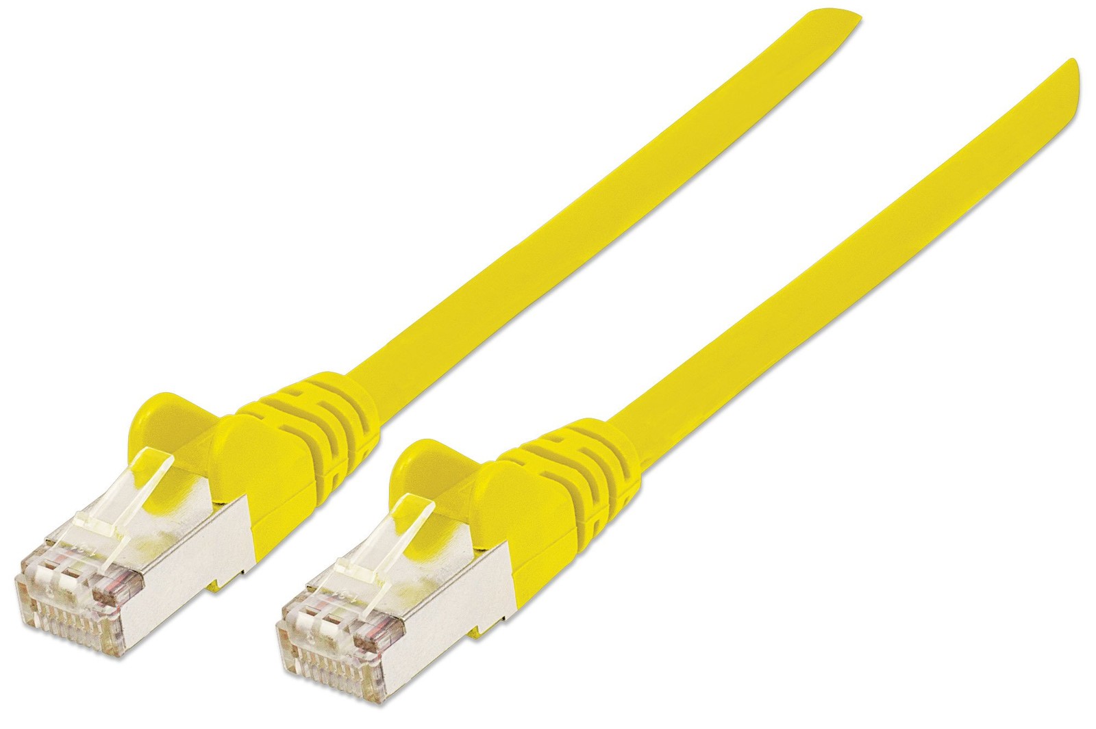 Intellinet Network Patch Cable, Cat6A, 10m, Yellow, Copper, S/FTP, LSOH / LSZH,