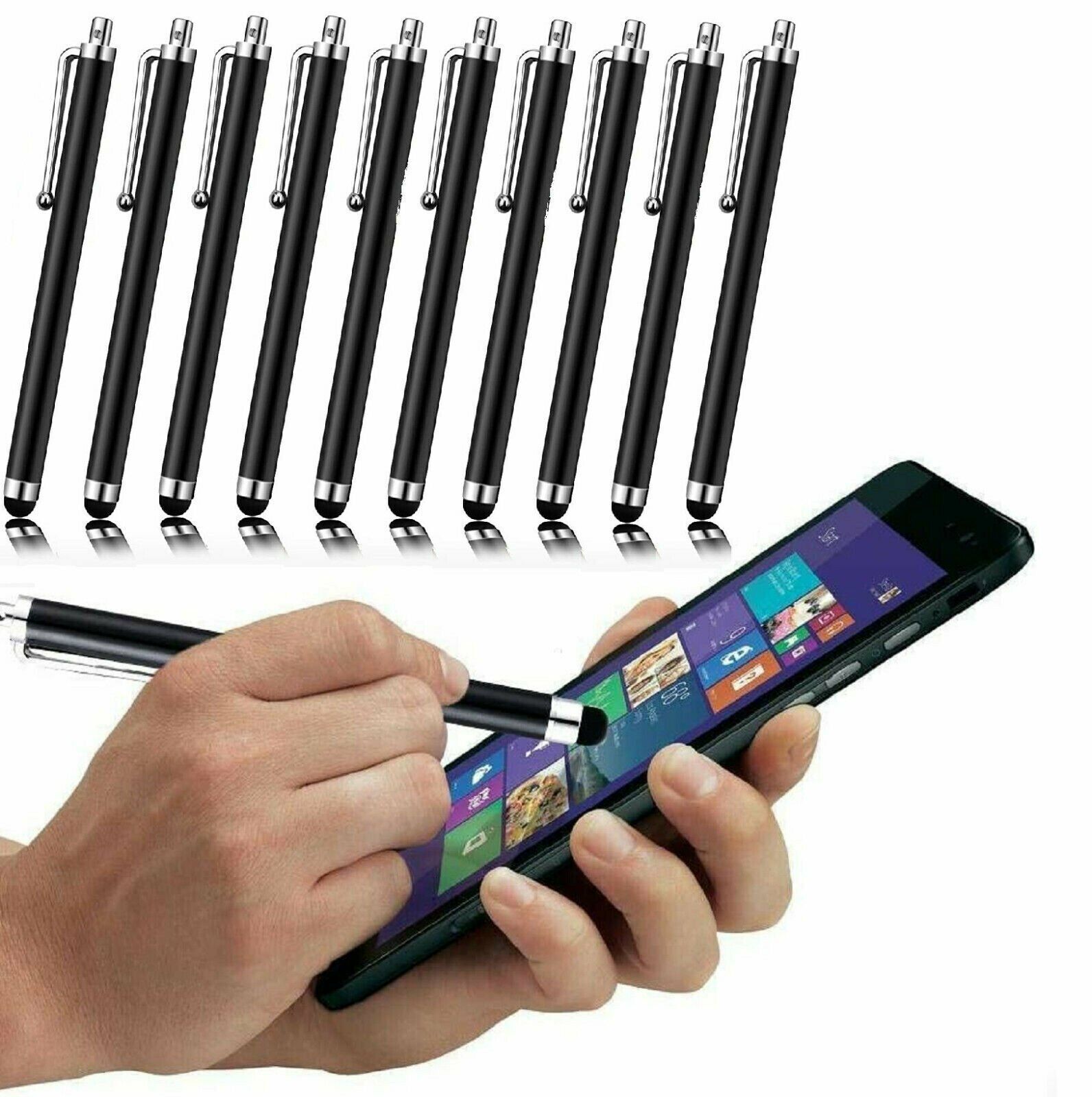 10-Pack Universal Stylus Pen Touch Screen For Tablet Mobile Phone iPad iPod PC