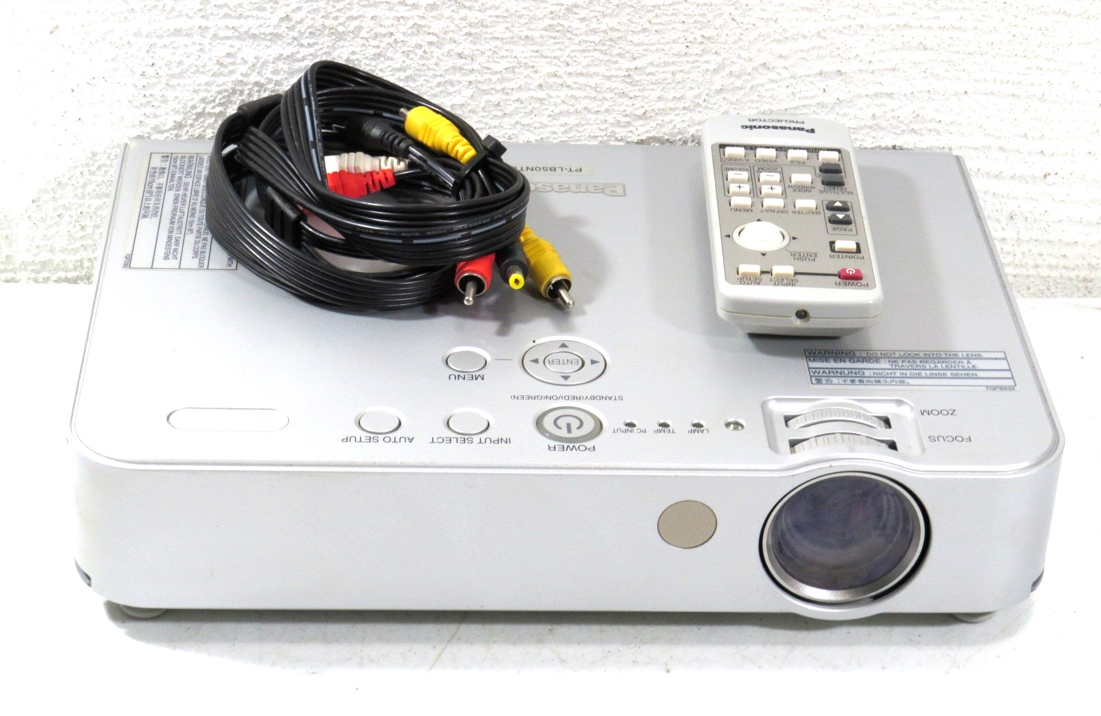 Panasonic PT-LB50NTU 3LCD Projector 2000 Lumens with Remote No Power Cord