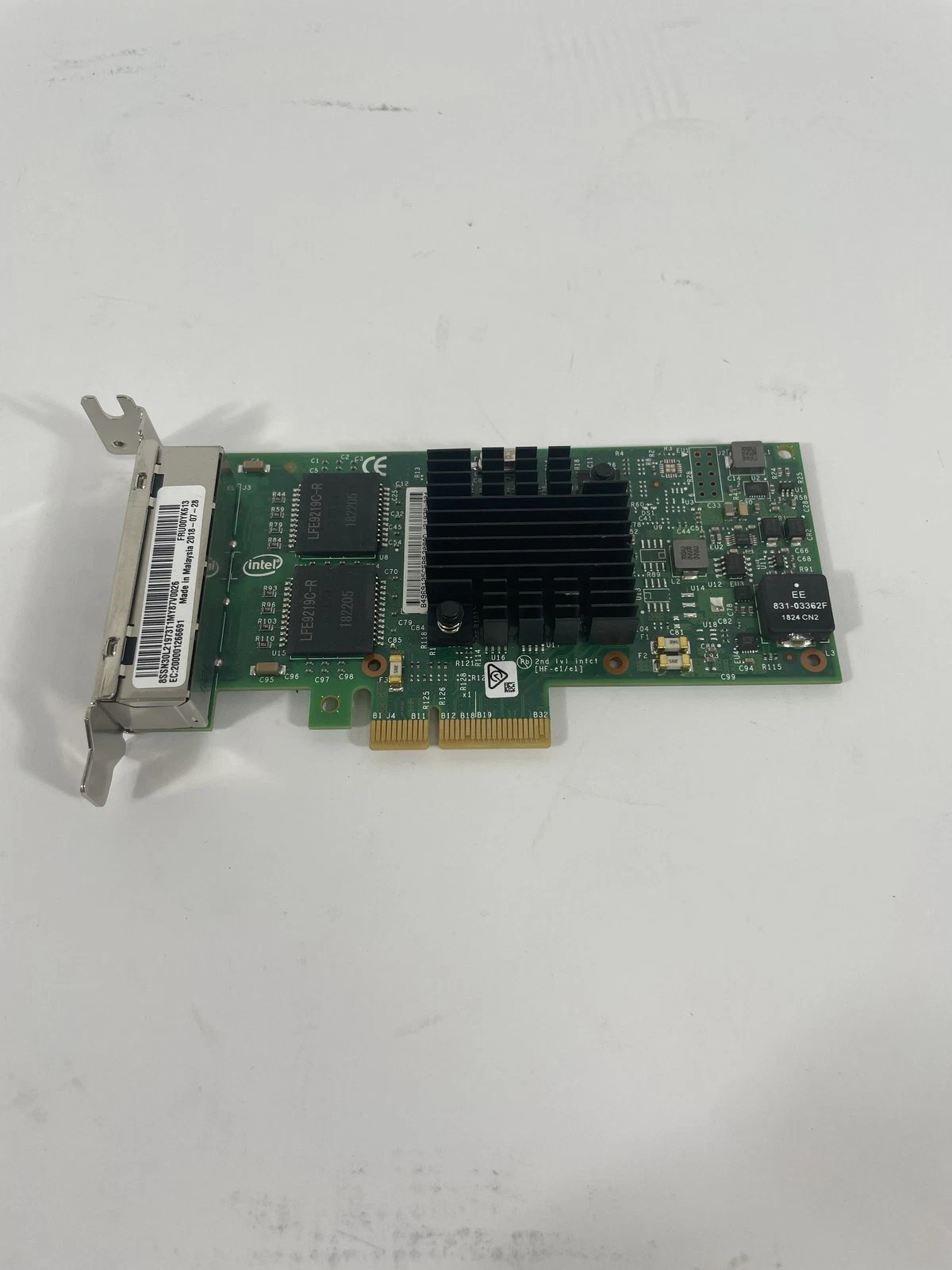 INTEL I350T4 1GbE RJ-45 Quad Port Ethernet Server Adapter I350-T4 74-10521-01 US