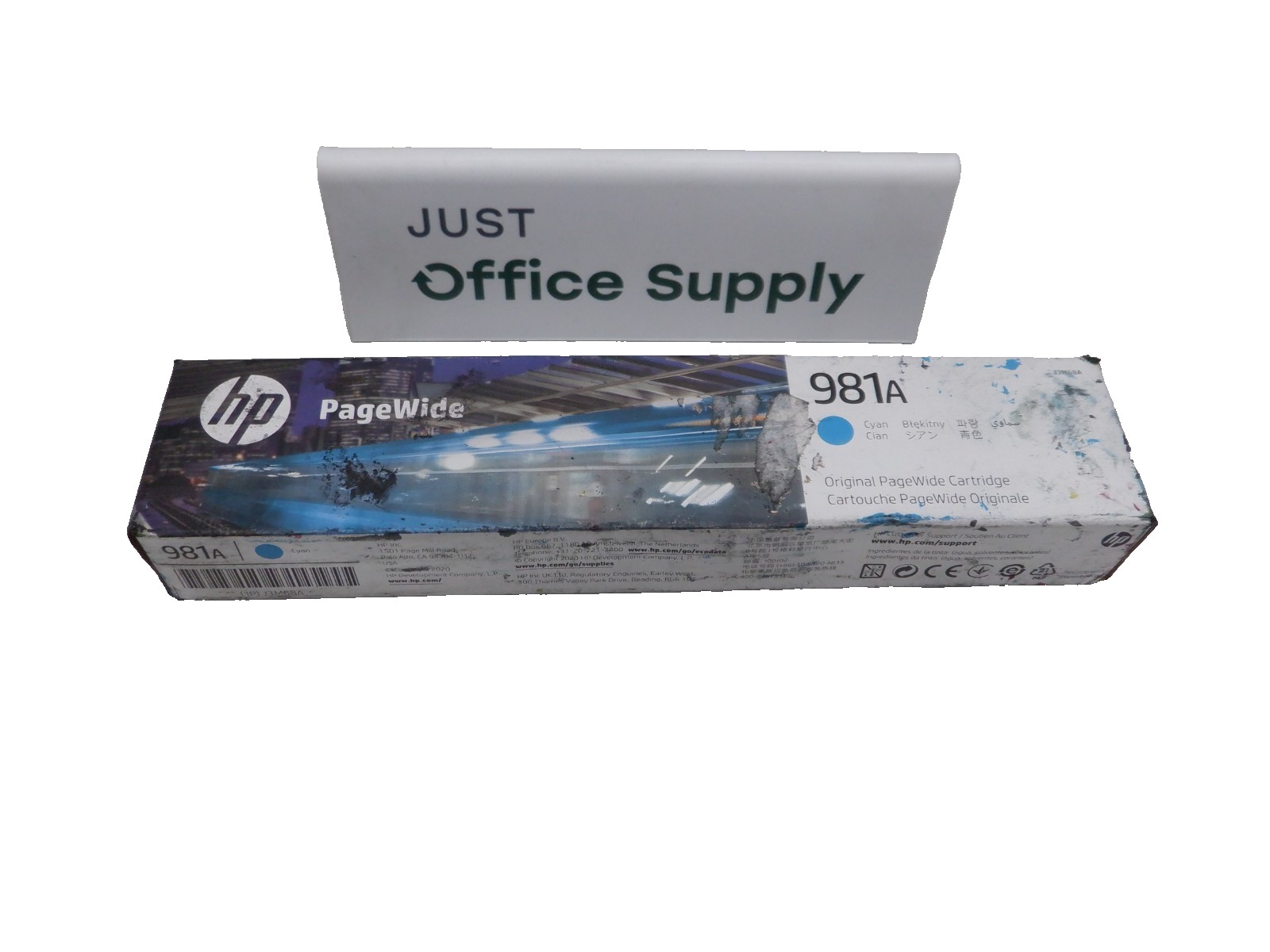 Genuine HP 981A Cyan J3M68A PageWide Ink Cartridge F. Shipping