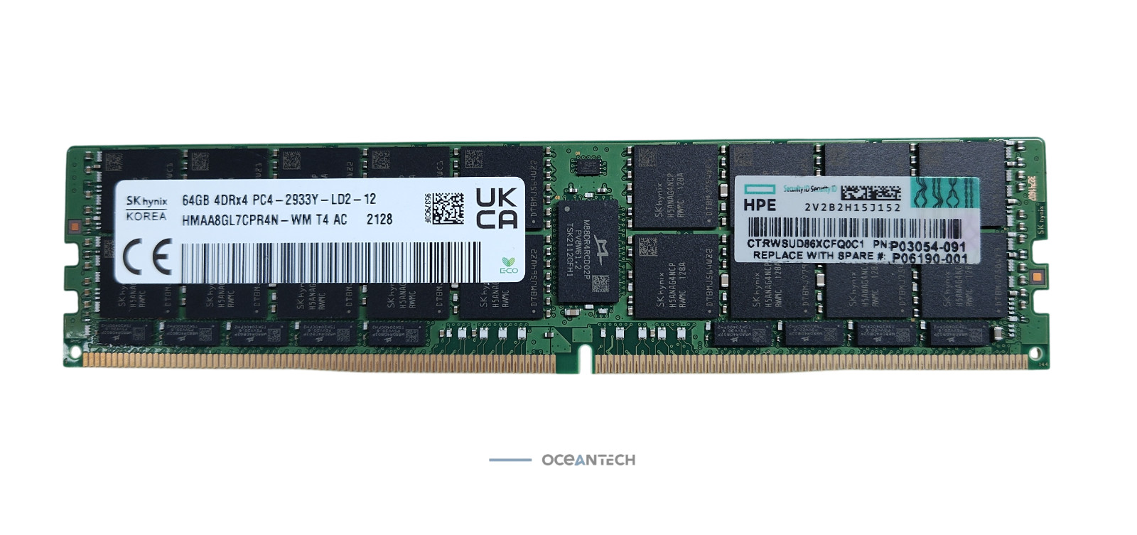 SK Hynix HPE 64GB DDR4 PC4-2933Y LRDIMM ECC RAM P03054-091 HMAA8GL7CPR4N-WM