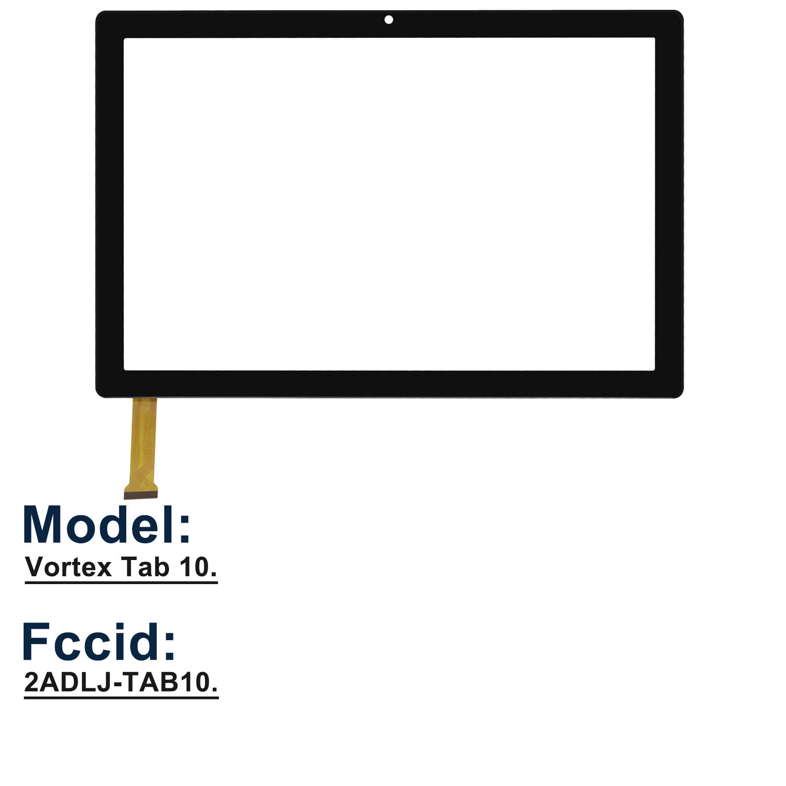 10.1" Touch Screen Digitizer Glass Panel For Vortex Tab 10/T10M/Pro/Plus/Z T10