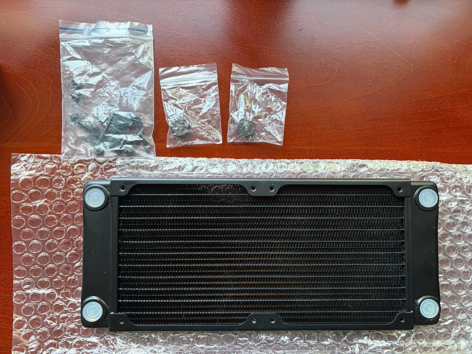 XSPC TX240 Ultra Thin Radiator 240mm Dual Fan Black PC Water Cooling
