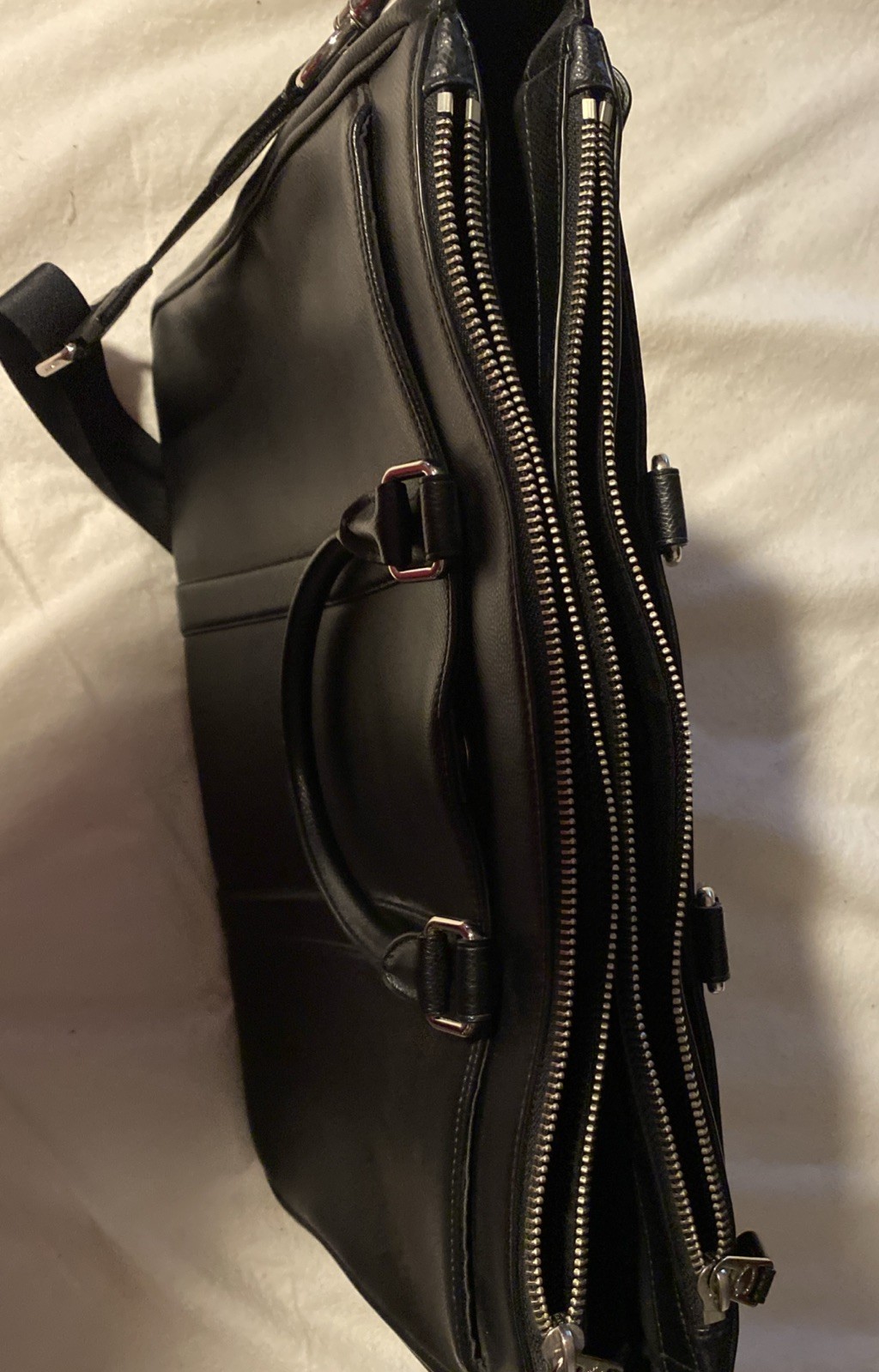 Coach Leather Laptop Bag Briefcase-Black.  Never Been Used-stored For 5 Years.