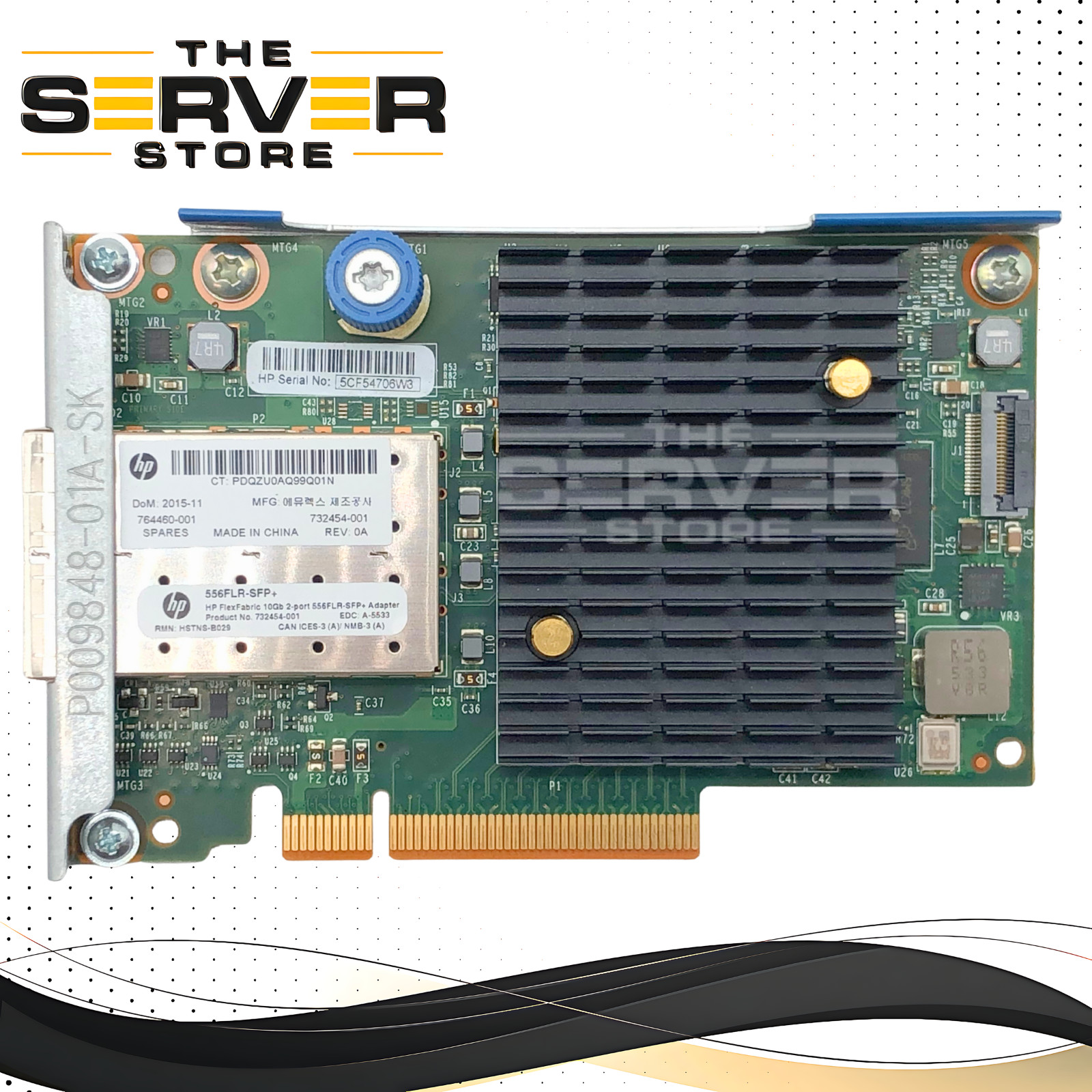 HPE FlexFabric 556FLR-SFP+ 10Gb 2-Port FlexibleLOM Adapter 732454-001 764460-001