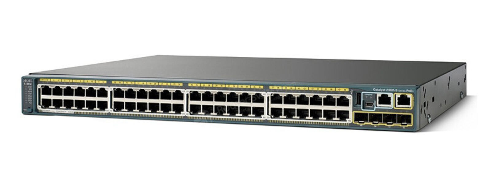 Cisco Catalyst 2960S PoE+ WS-C2960S-48FPS-L 48 Port Switch