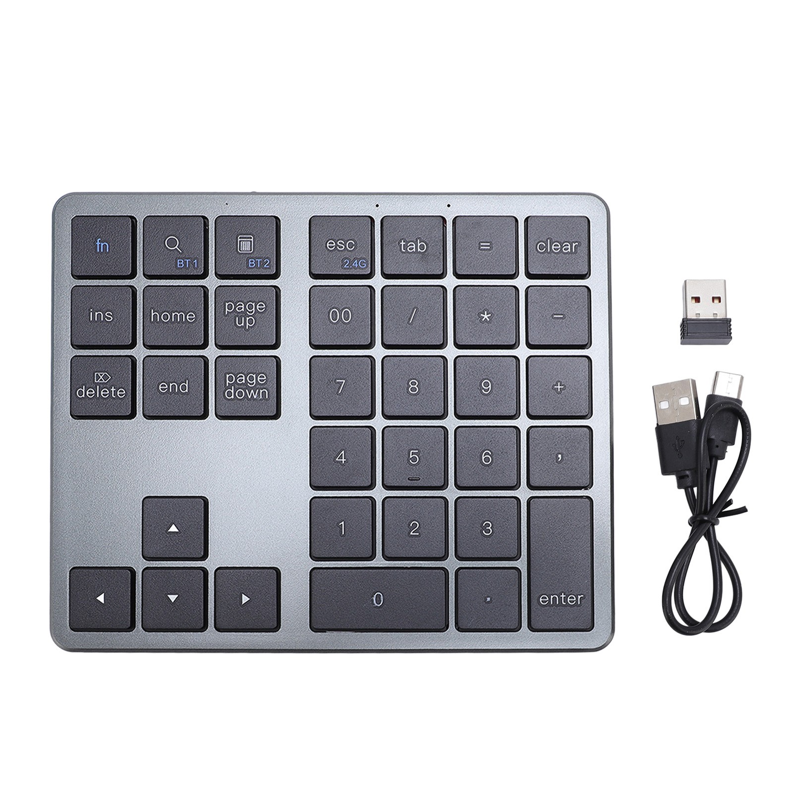 35 Keys Wireless Numeric Keypad For Data Entry On PC Laptop Tablet Excellent