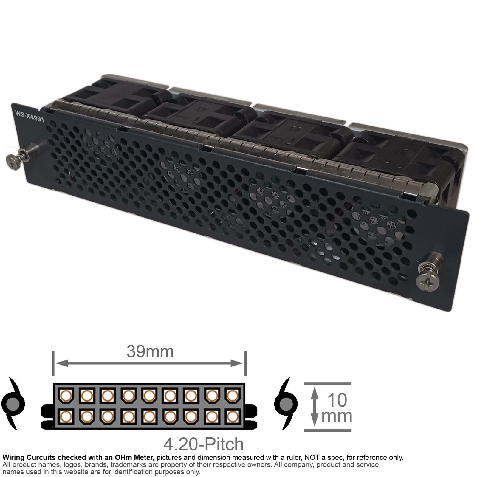 Fan System Cooling Switch Cooler Cisco Catalyst 4948 WS-X4991 Sunon PMD1204PQB1