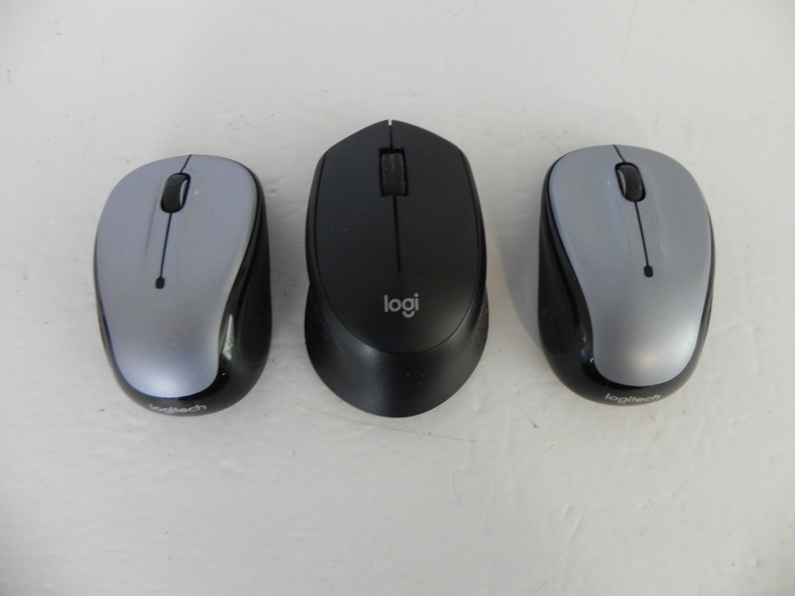 3 Logitech Wireless Optical Mouse with USB Dongles (2 x M325S and 1 x M330)