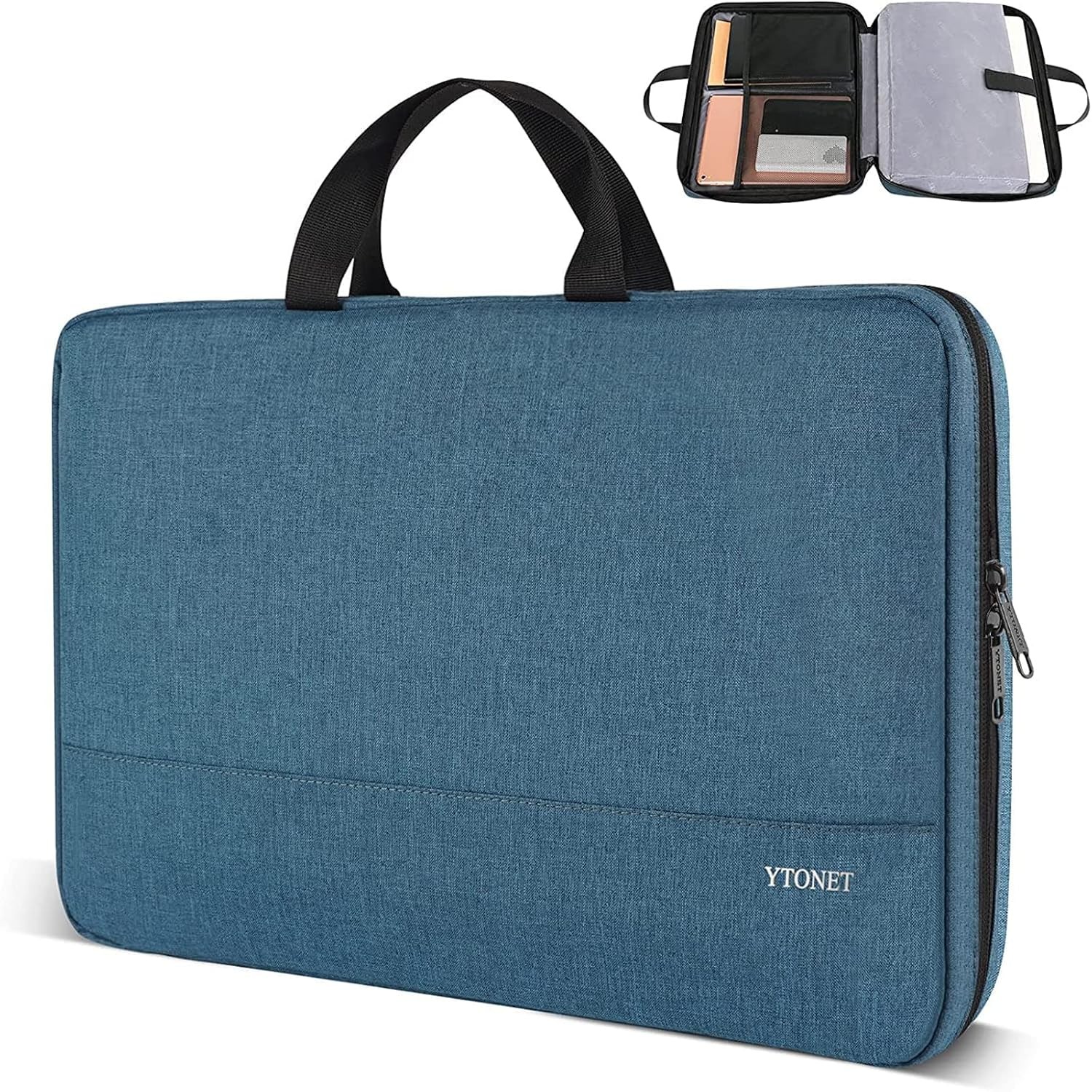 14 Inch Laptop Sleeve, Water Resistant Protective Case for MacBook HP Dell Lenov