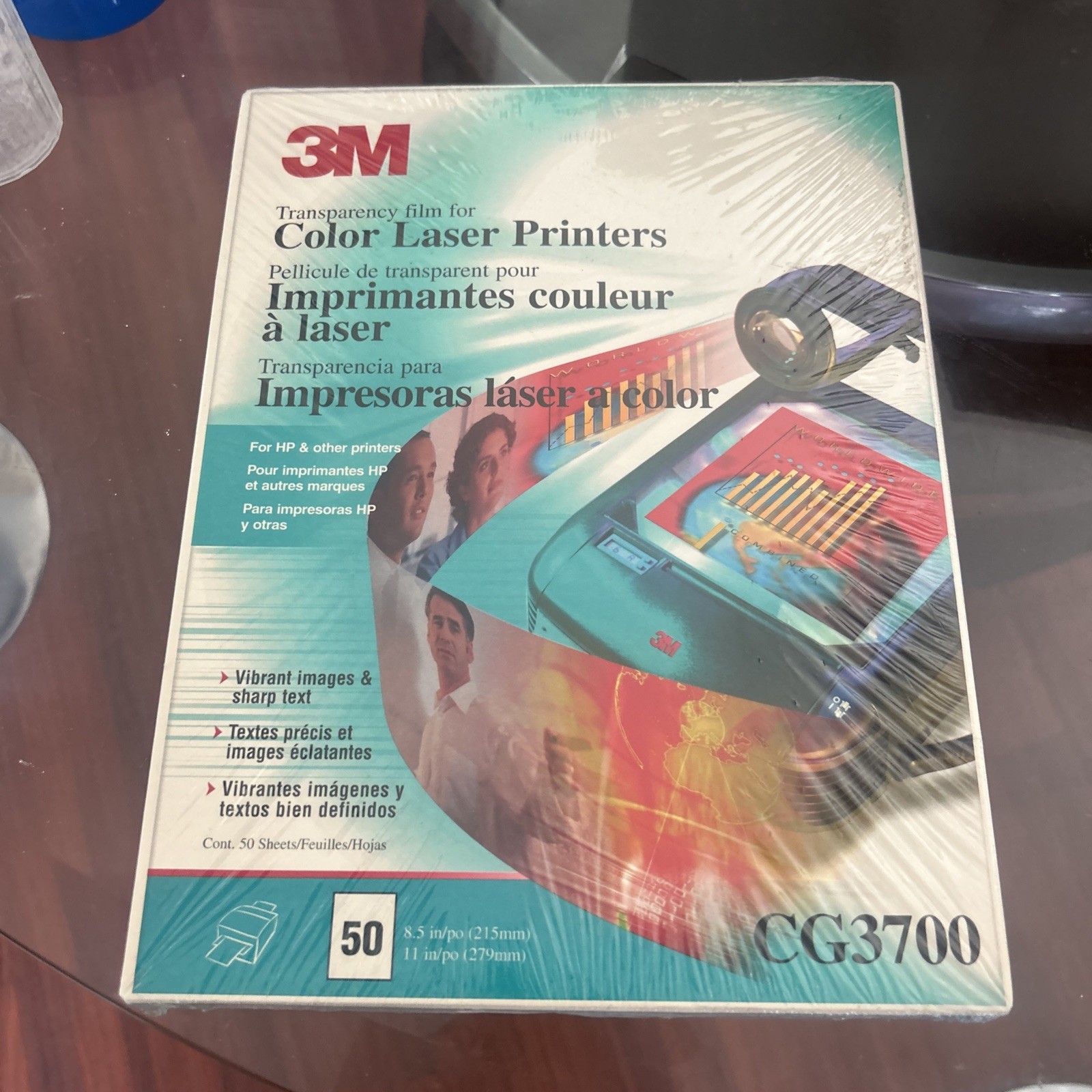 3M Transparency Film Color Laser Printers CG3700 50 Sheets NEW SEALED projector