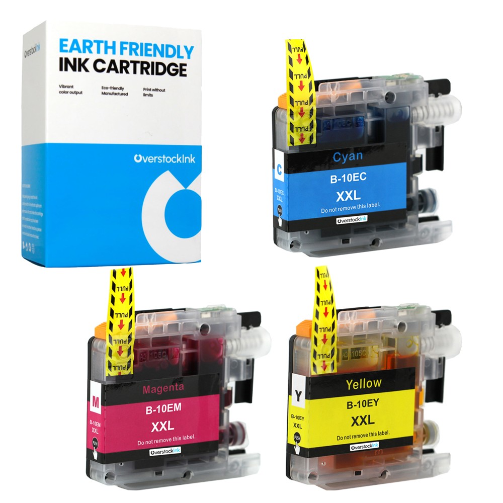 3PK OSI Compatible LC10E Color Ink Cartridges fits Brother MFC-J6925DW
