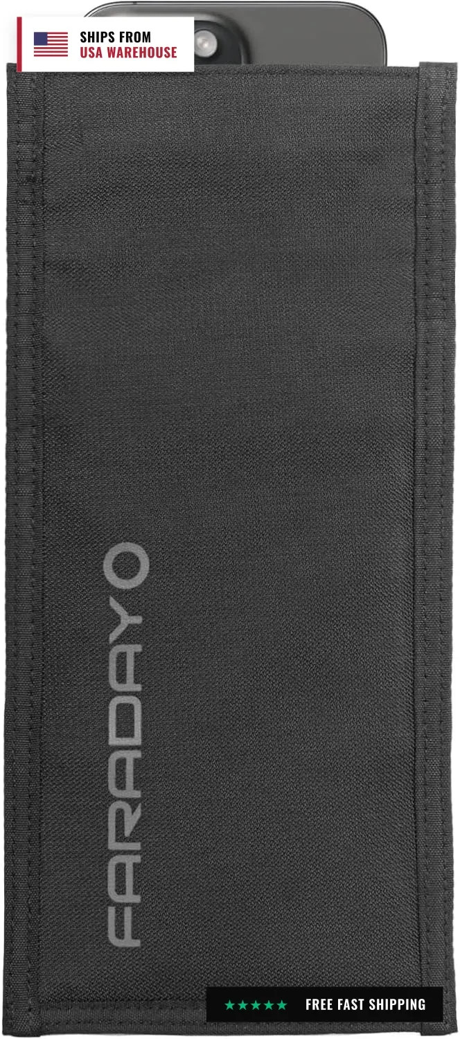 Faraday Bag Jacket Pro for Phones | Magnetic Closure, Shielding - Law Enforcemen
