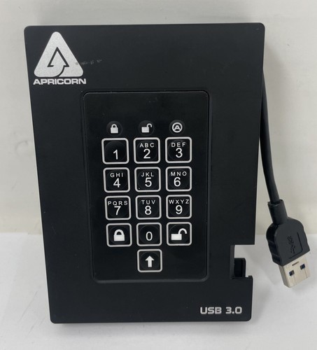 Apricorn 1TB Aegis Fortress L3- FIPS Level 3 Validated USB 3.0 Hardware Encrypte