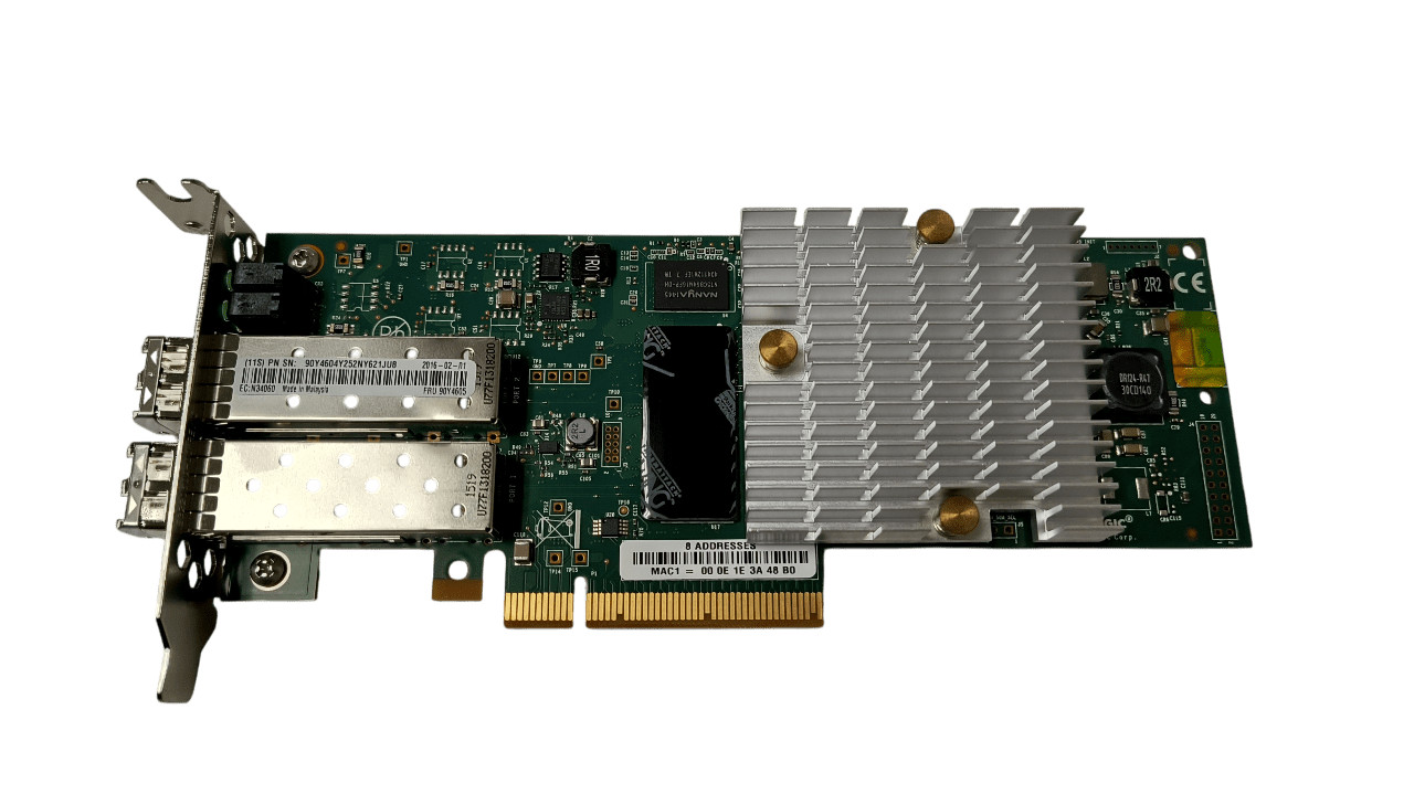 IBM QLE3262-CU-IBM Dual Port 10GB Network Adapter 90Y4605 Half Height w SFPs