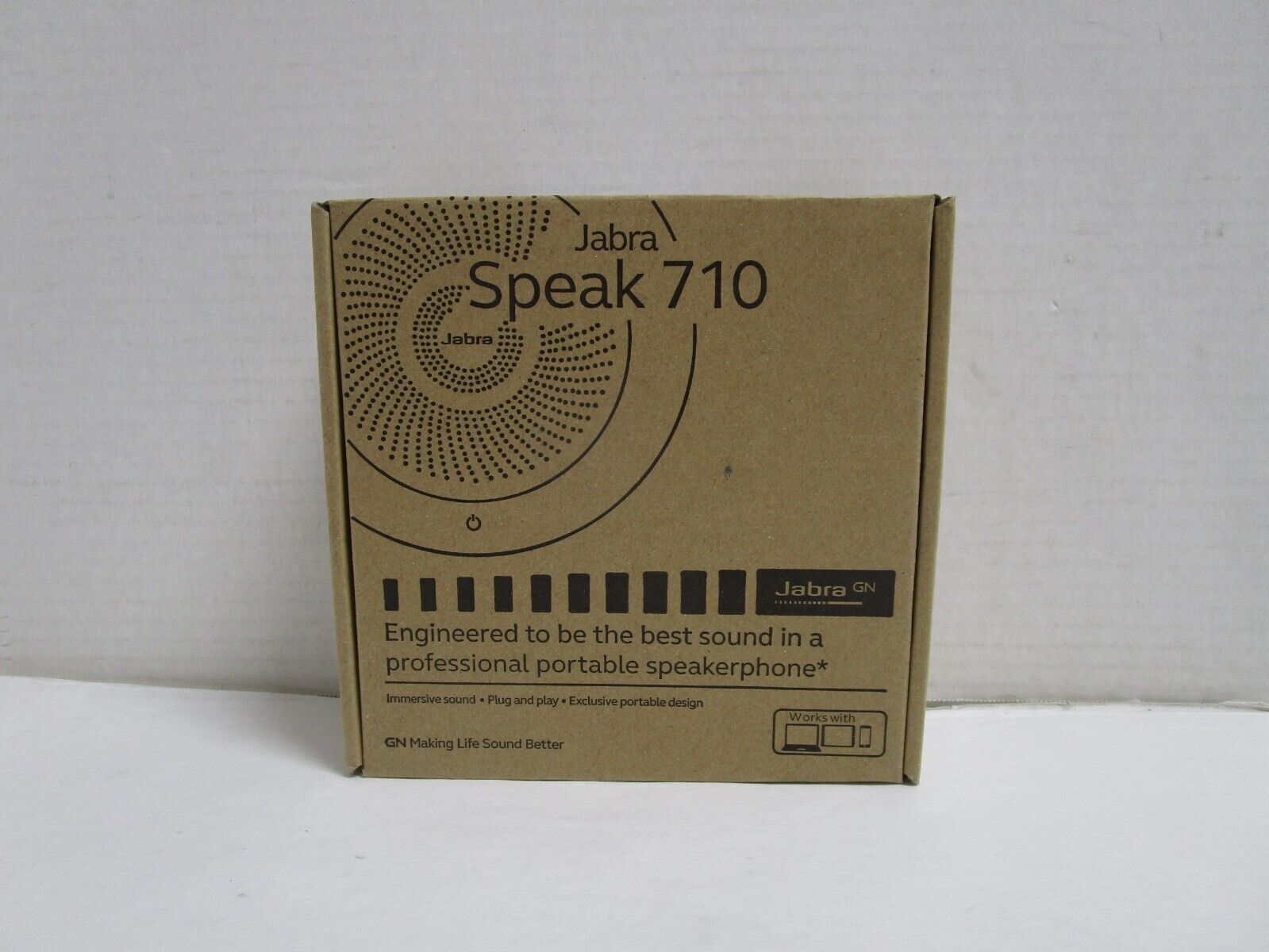 JABRA SPEAK 710 10W Portable Bluetooth Conference & PC Speaker 7710-409 NEW