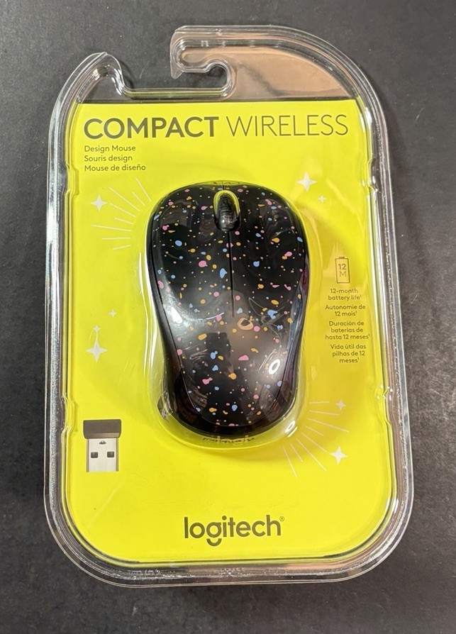 Logitech Compact Wireless Design Mouse M317C [ Speckles ] NEW