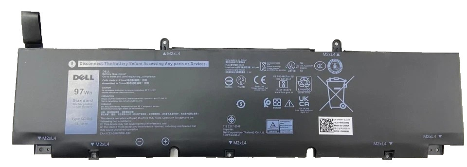 OEM XG4K6 97Wh Battery For Dell XPS 17 9700 9710 9720 Precision 5750 F8CPG 01RR3