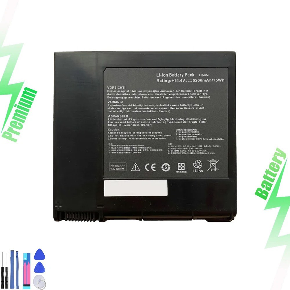 5200mAh A42-G74 Battery For Asus G74 G74J G74JH G74S G74SW G74SX LC42SD128 new