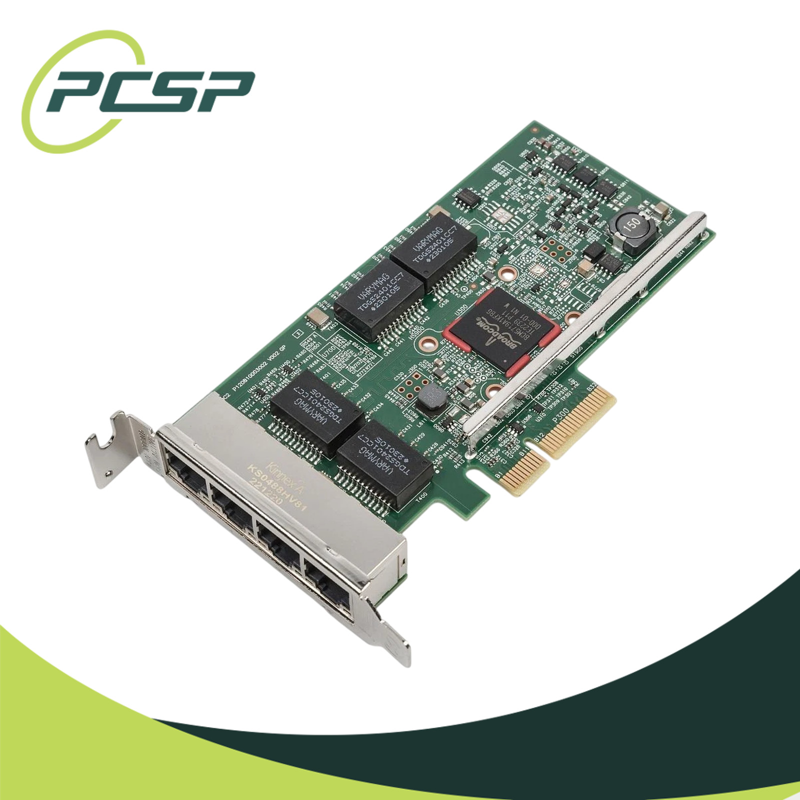 Dell YGCV4 Broadcom 5719 Quad Port 1GbE RJ45 NIC Low Profile