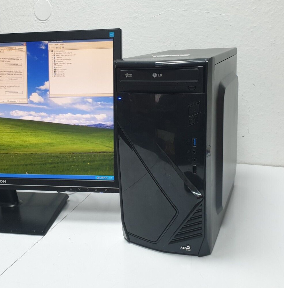 Excellent Windows XP Gamer PC i5 HD 4x 3.1GHz 256GB SSD 4GB DVD Burner Game Computer