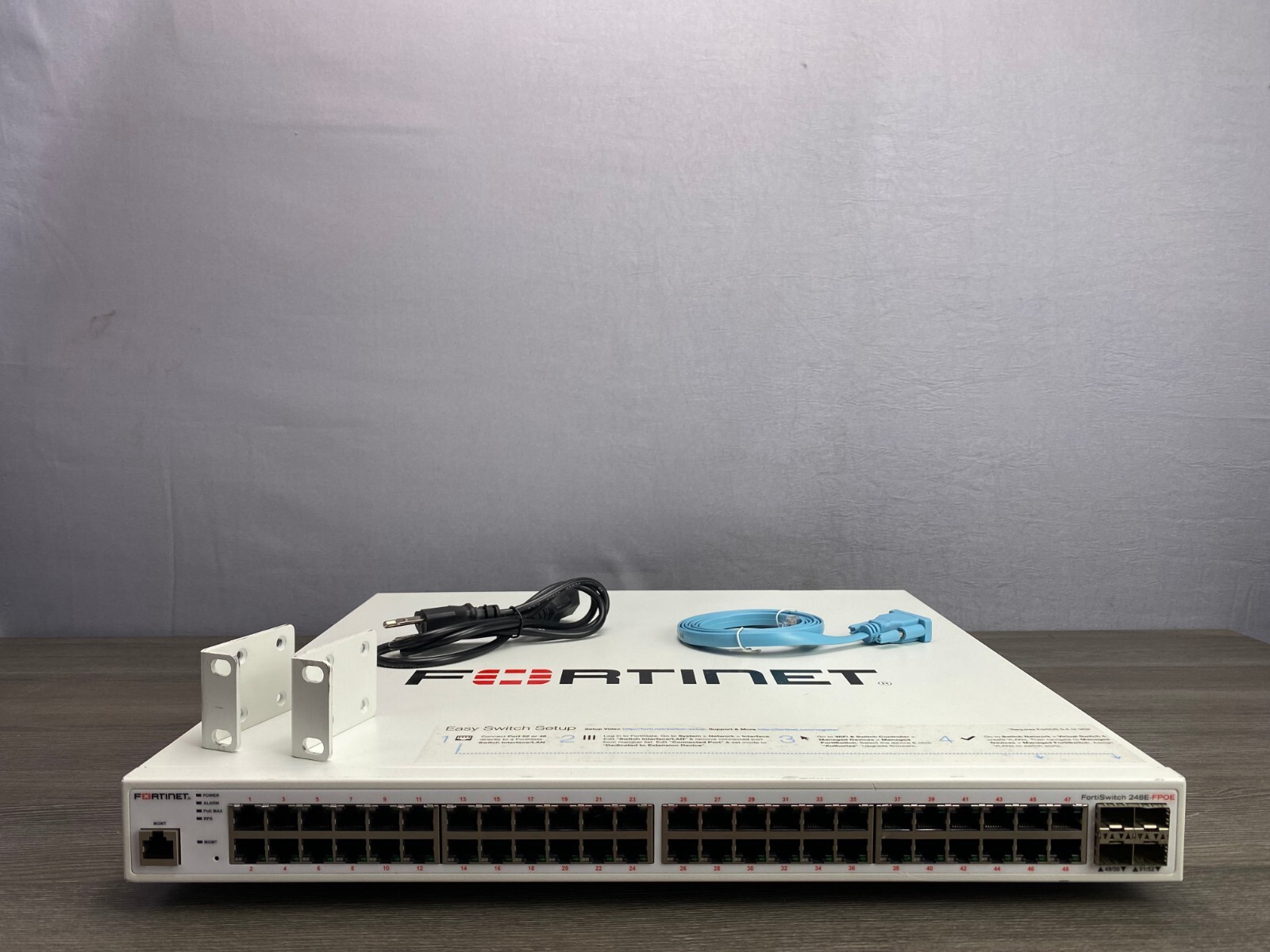 Fortinet FS-248E-FPOE FortiSwitch 48-Port PoE Gigabit Switch - Same Day Shipping