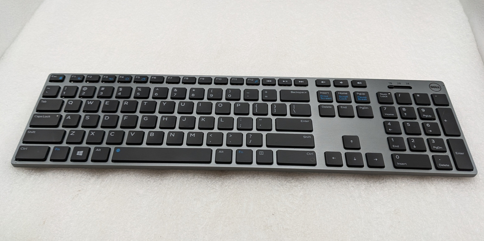 Dell WK717 Premier Wireless Bluetooth Gray Keyboard without Dongle 