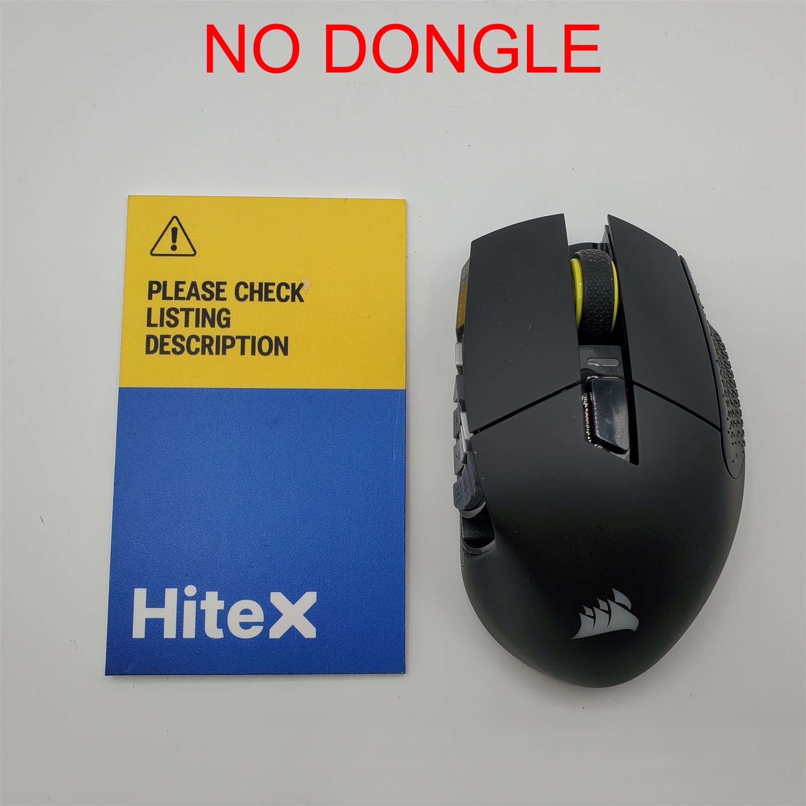 Corsair Scimitar Elite Wireless SE MMO PC Gaming Mouse – Gunmetal *NO DONGLE*