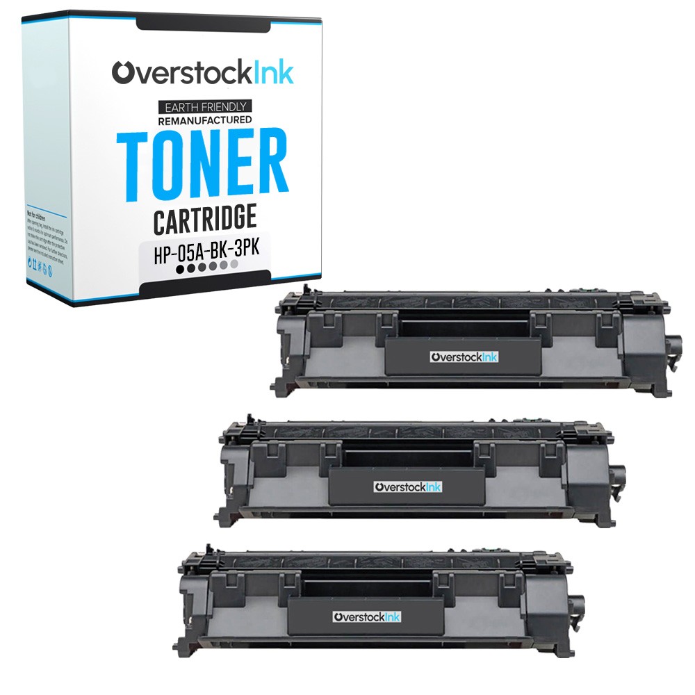 3-Pack Replacement OSI Toner 05A Cartridge for HP LaserJet P2035 P2055d P2055dn